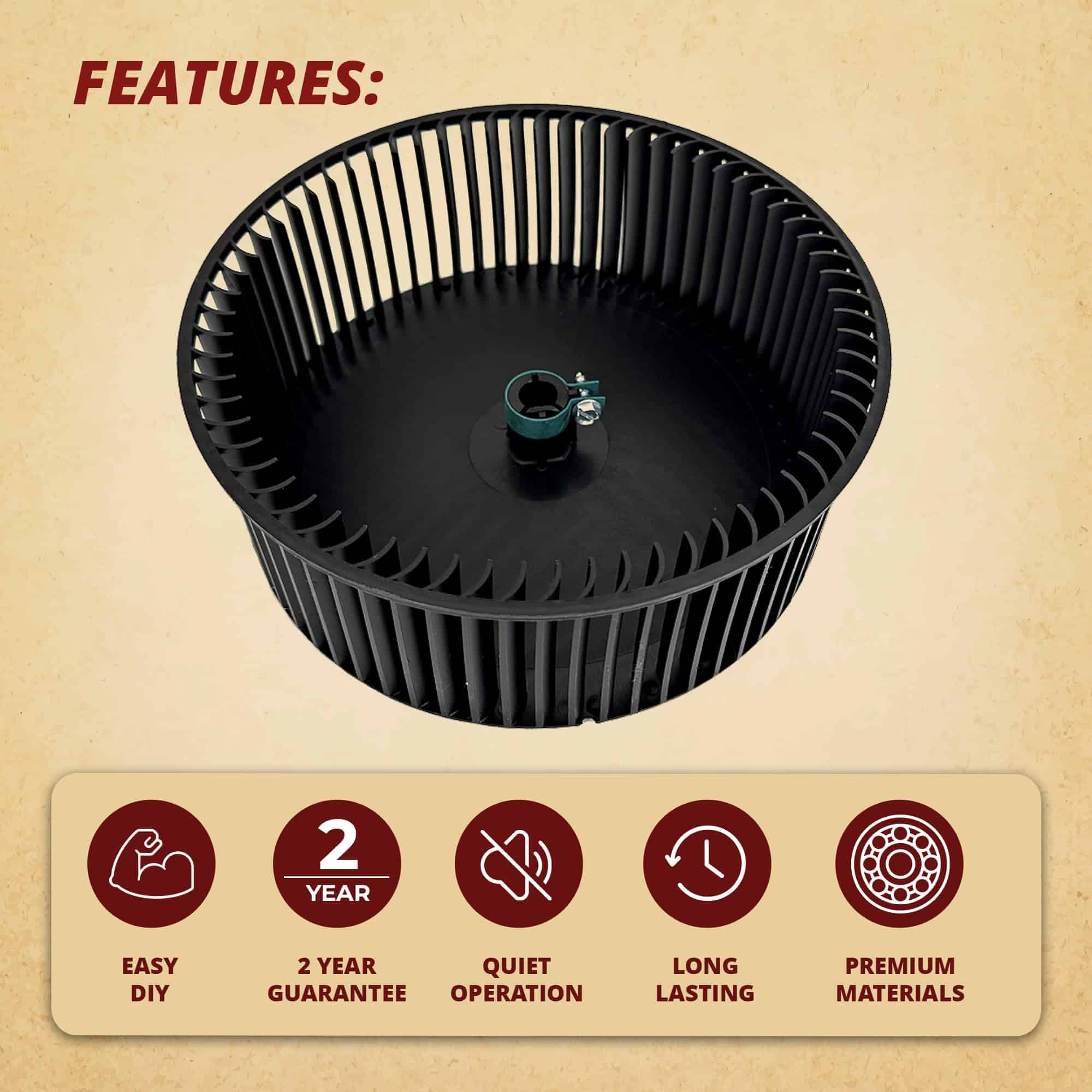 Rueda del soplador del A/C Dometic Atwood Duo-Therm RV - Imagen 5