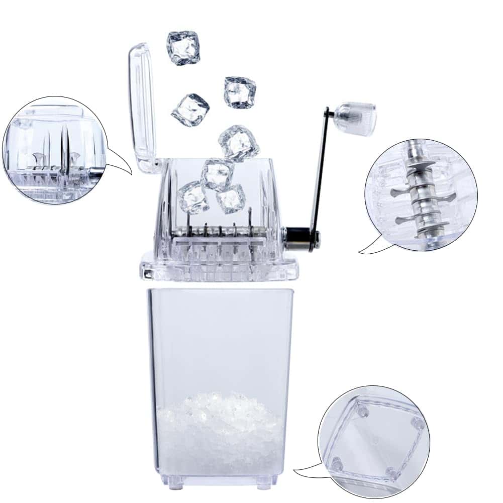 Máquina para hacer hielo raspado manual Ytzada, trituradora