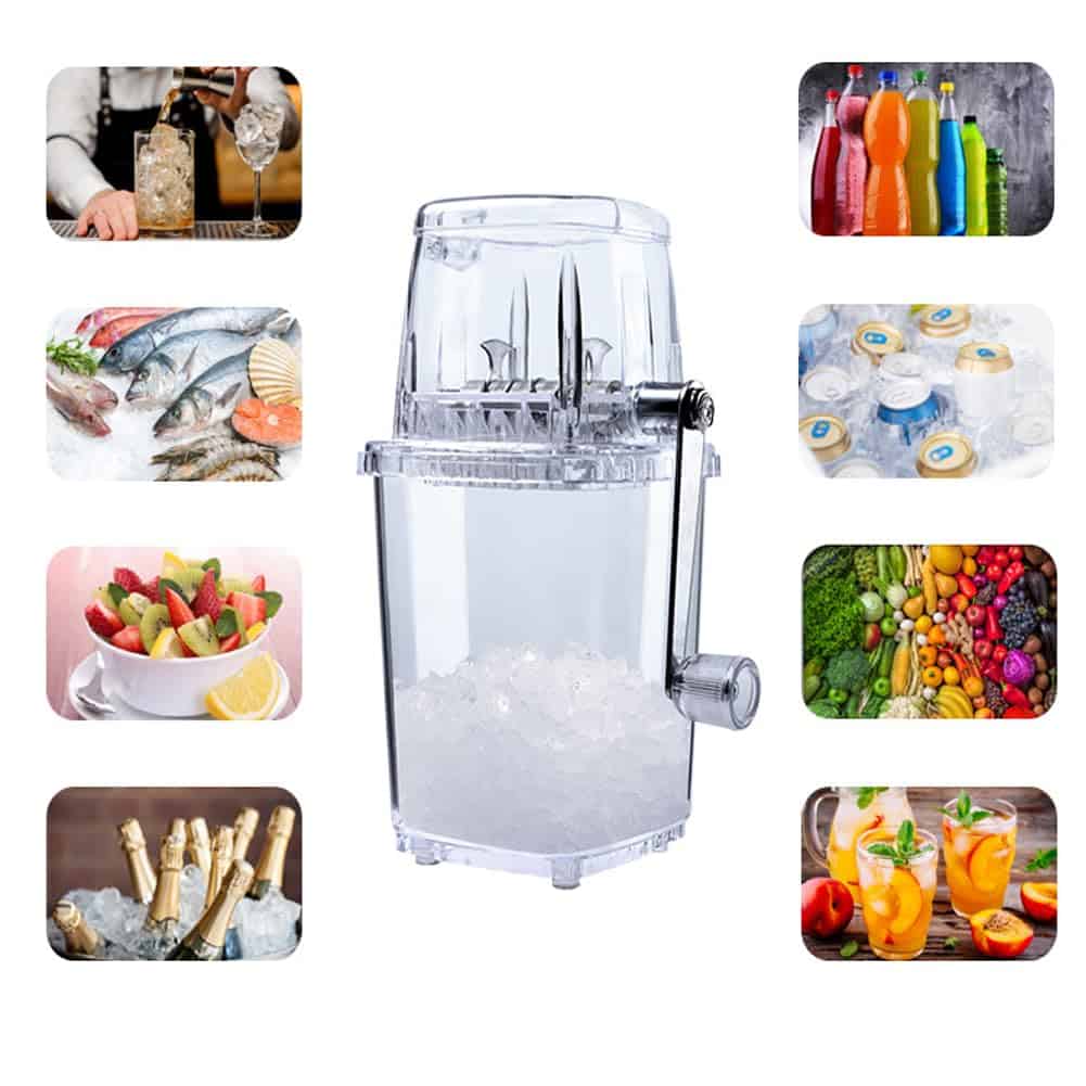 Máquina para hacer hielo raspado manual Ytzada, trituradora - Imagen 3