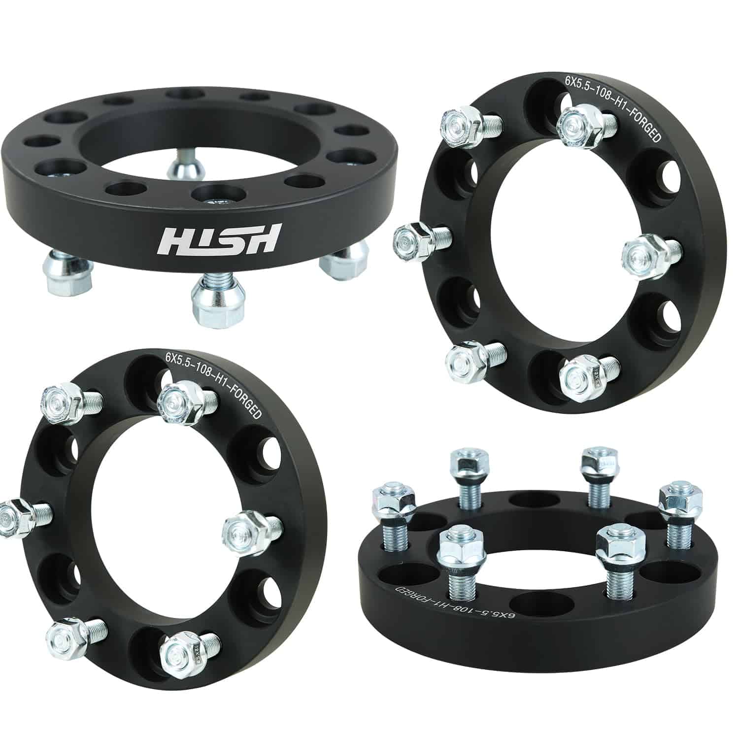 HISH Espaciadores de Rueda Forjados de 1 pulgada 6X5.5 para