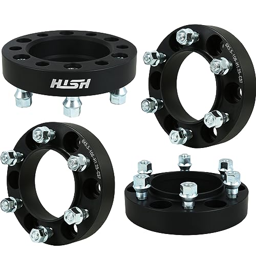 HISH Espaciadores de Rueda Forjados de 1.25 pulgadas 6x5.5