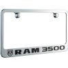 Marco de Placa de Licencia Cromado RAM 3500 con Licencia