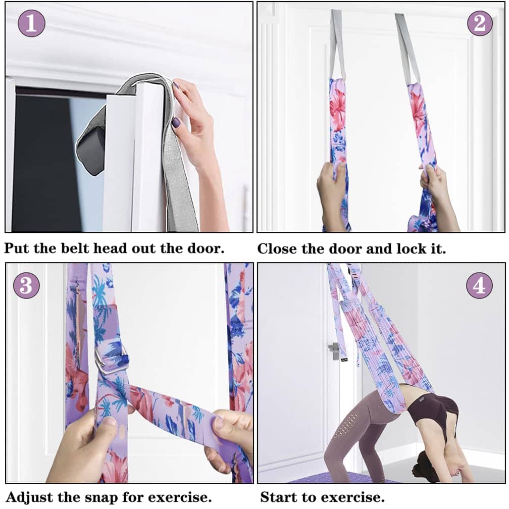 Correa de estiramiento para cintura, espalda y piernas TOCO - Imagen 5