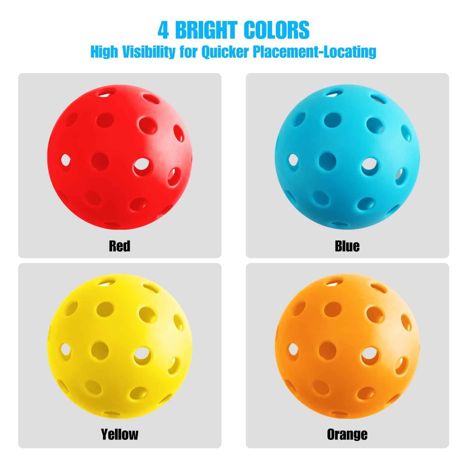 Pelotas de Pickleball para Exteriores Aprobadas por USAPA - - Imagen 5