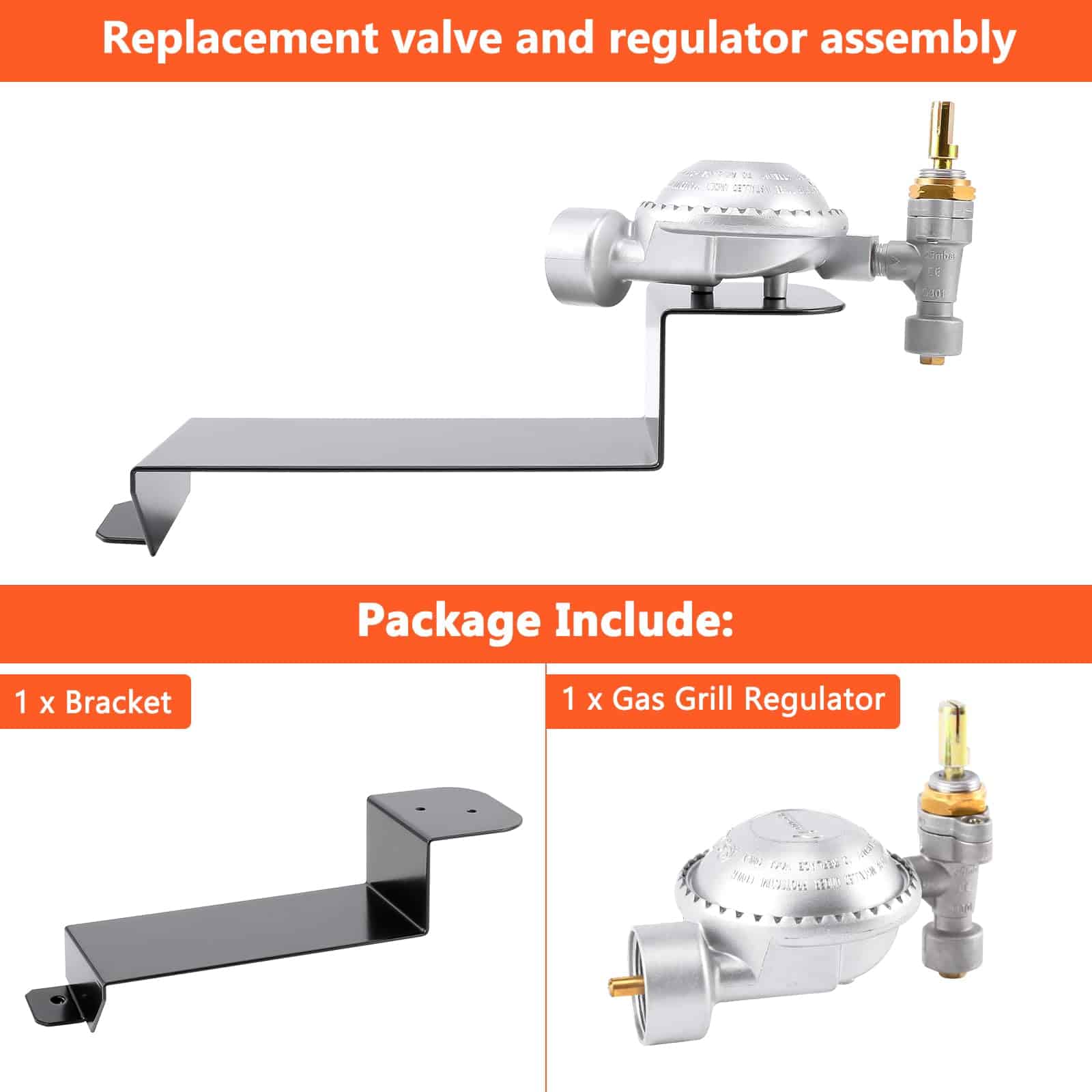 Regulador de Válvula de Gas para Parrilla Weber Q2000, - Imagen 5