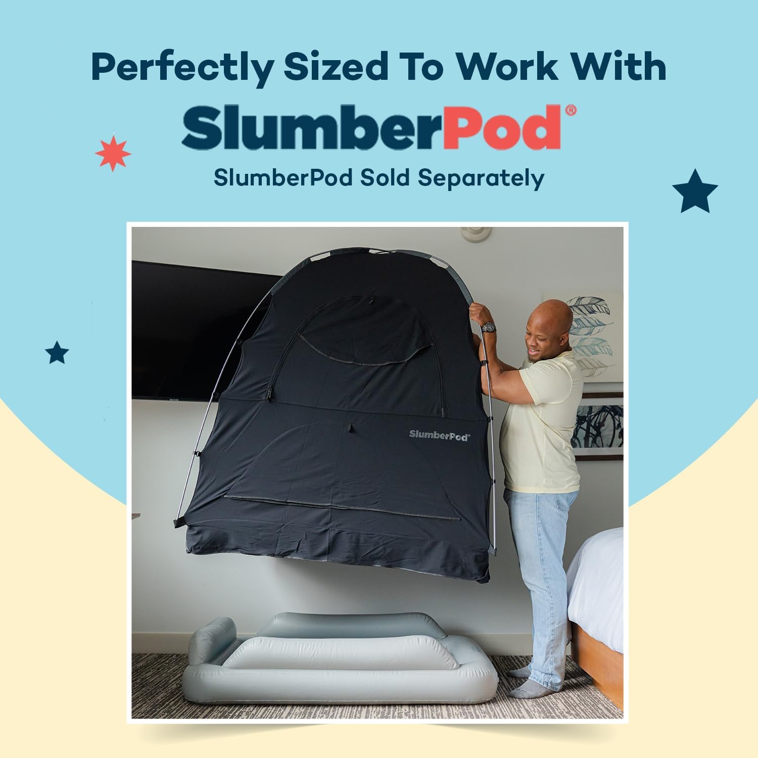 Cama de viaje inflable para niños SlumberPod SlumberTot - - Imagen 5
