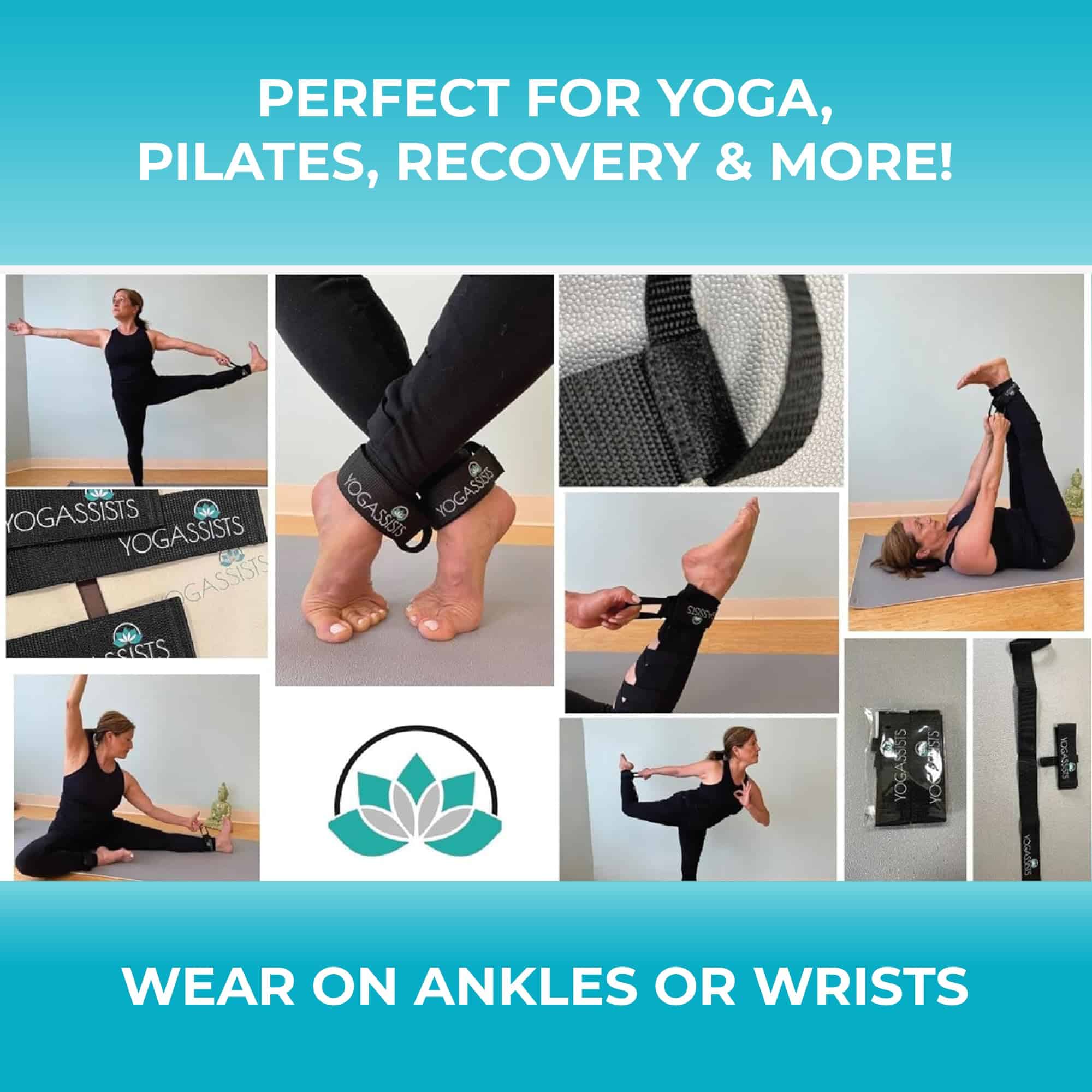 Correas de Estiramiento Yogassists para Yoga y Estiramiento - Imagen 6