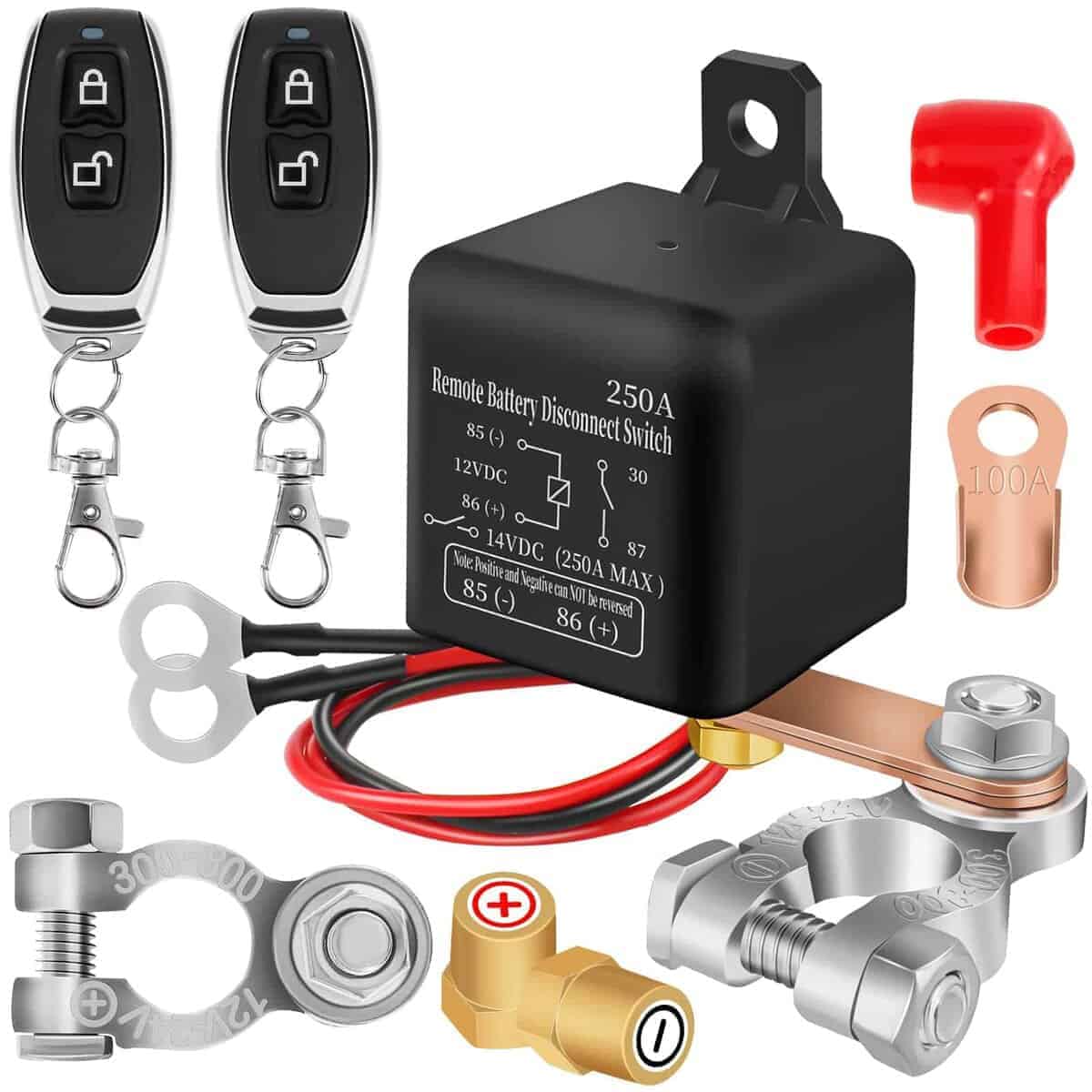 Interruptor de desconexión de batería 12V 250A Interruptor