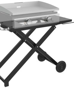 Carro de Parrilla Portátil para Planchas de Cocina de Mesa