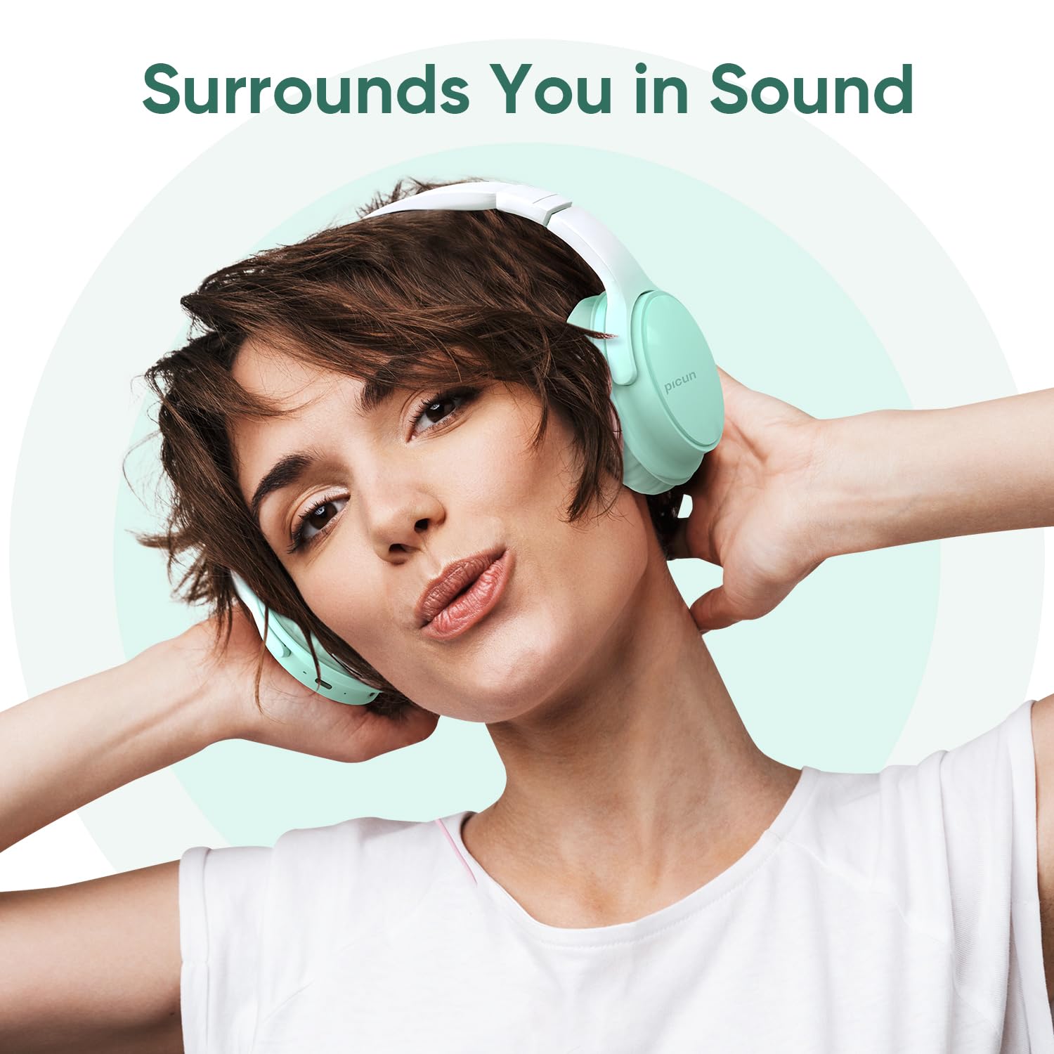 Audífonos Inalámbricos Gankoii, Auriculares Bluetooth Over - Imagen 3