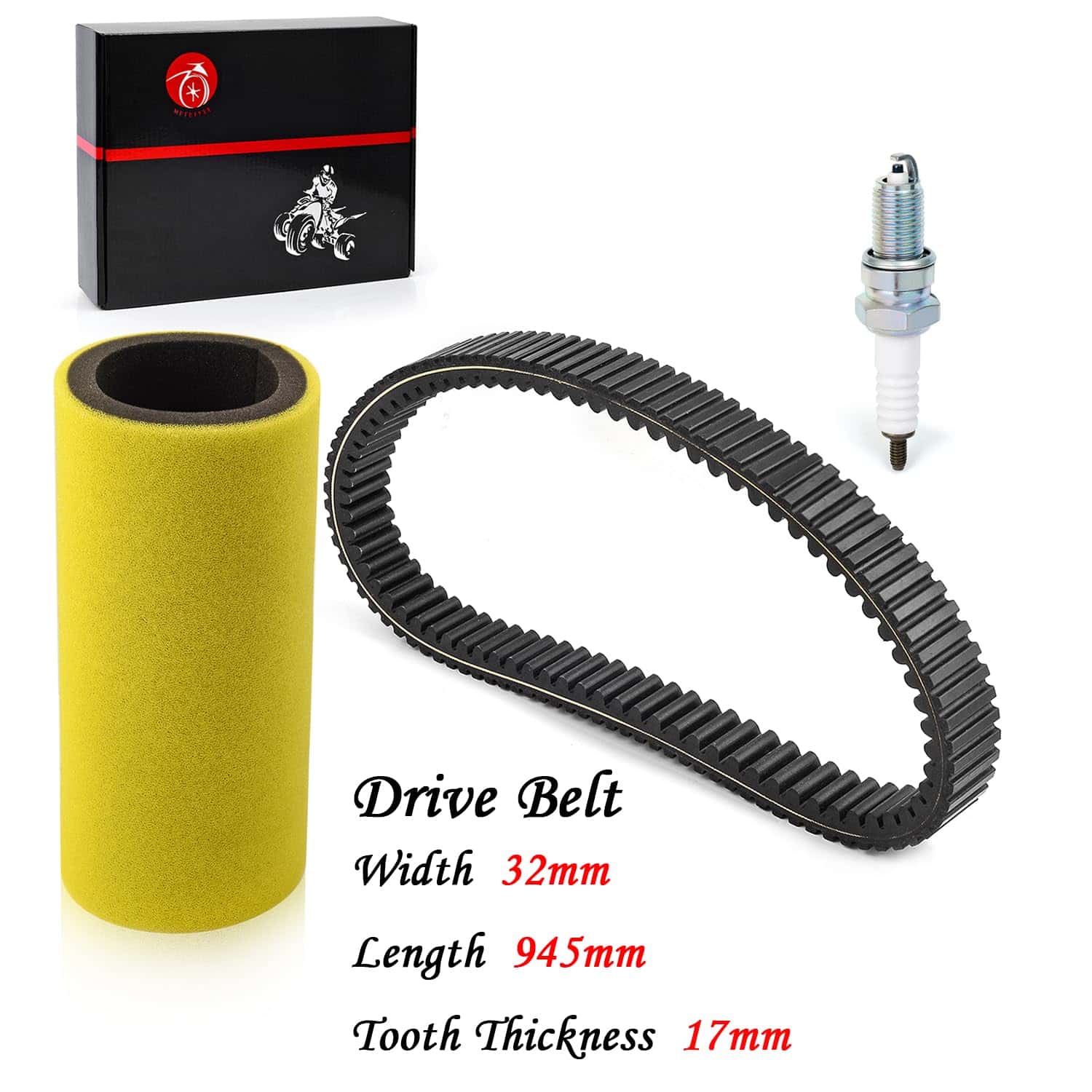 Correa de transmisión resistente y filtro de espuma para - Imagen 4