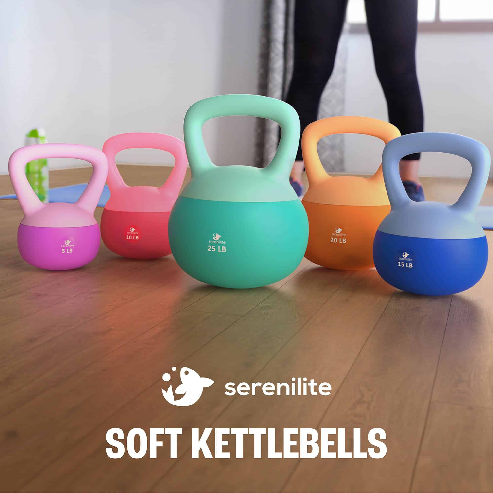Juego de Kettlebells Suaves, Sets de Kettlebell Serenilite, - Imagen 9