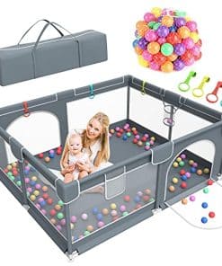 Corralito de bebé 79" X 63" Gran corralito de bebé para