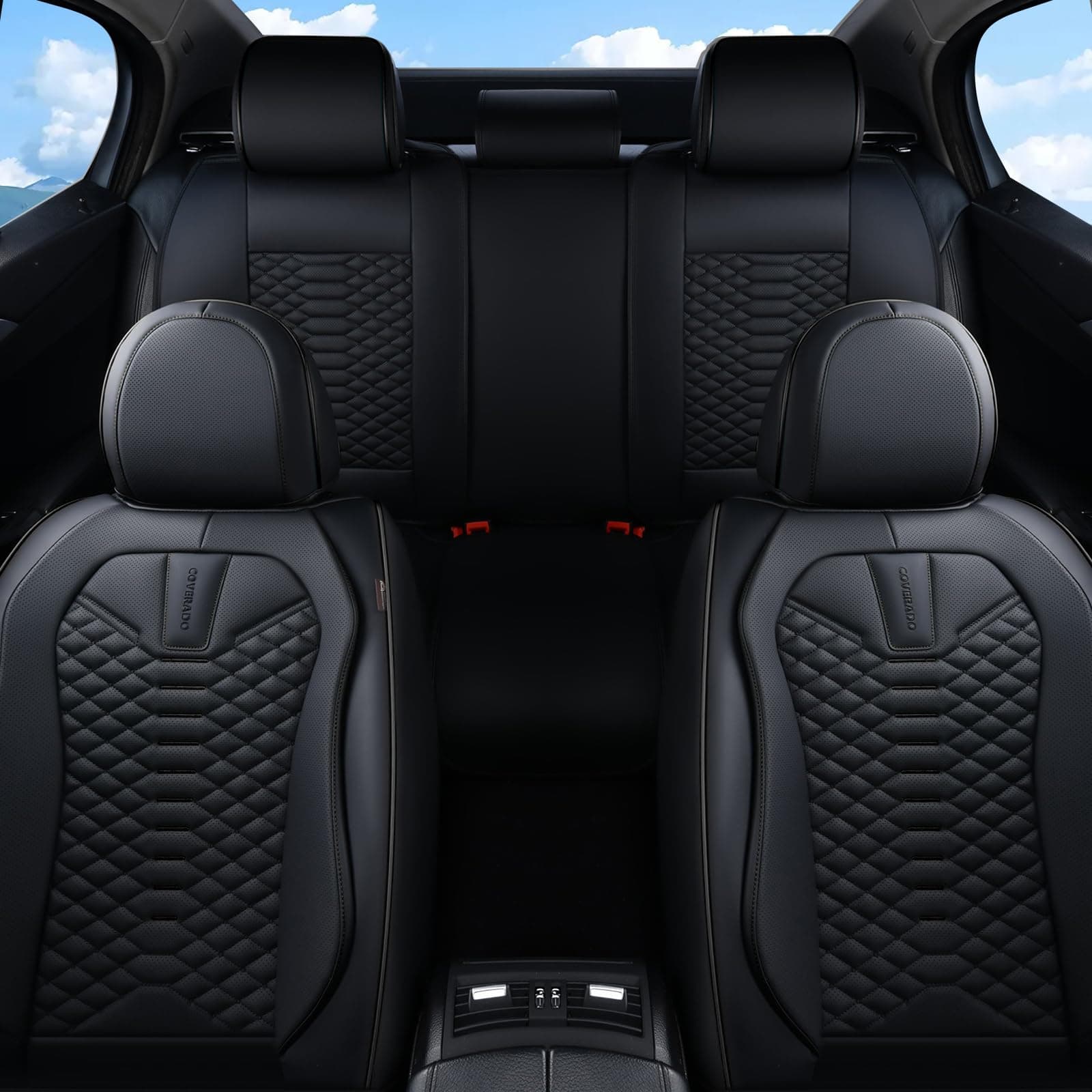 Cubreasientos de Cuero Coverado, Juego Completo de Fundas - Imagen 7