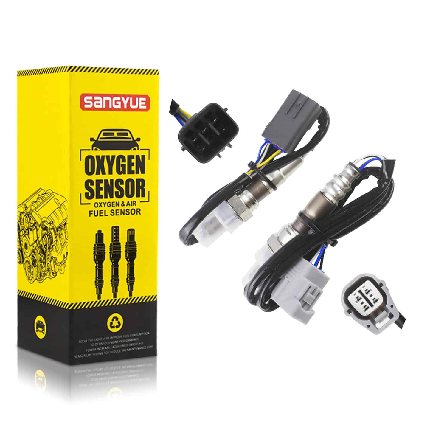 Sangyue 2PCS Sensor de Oxígeno O2 1 y 2 para Mazda 3