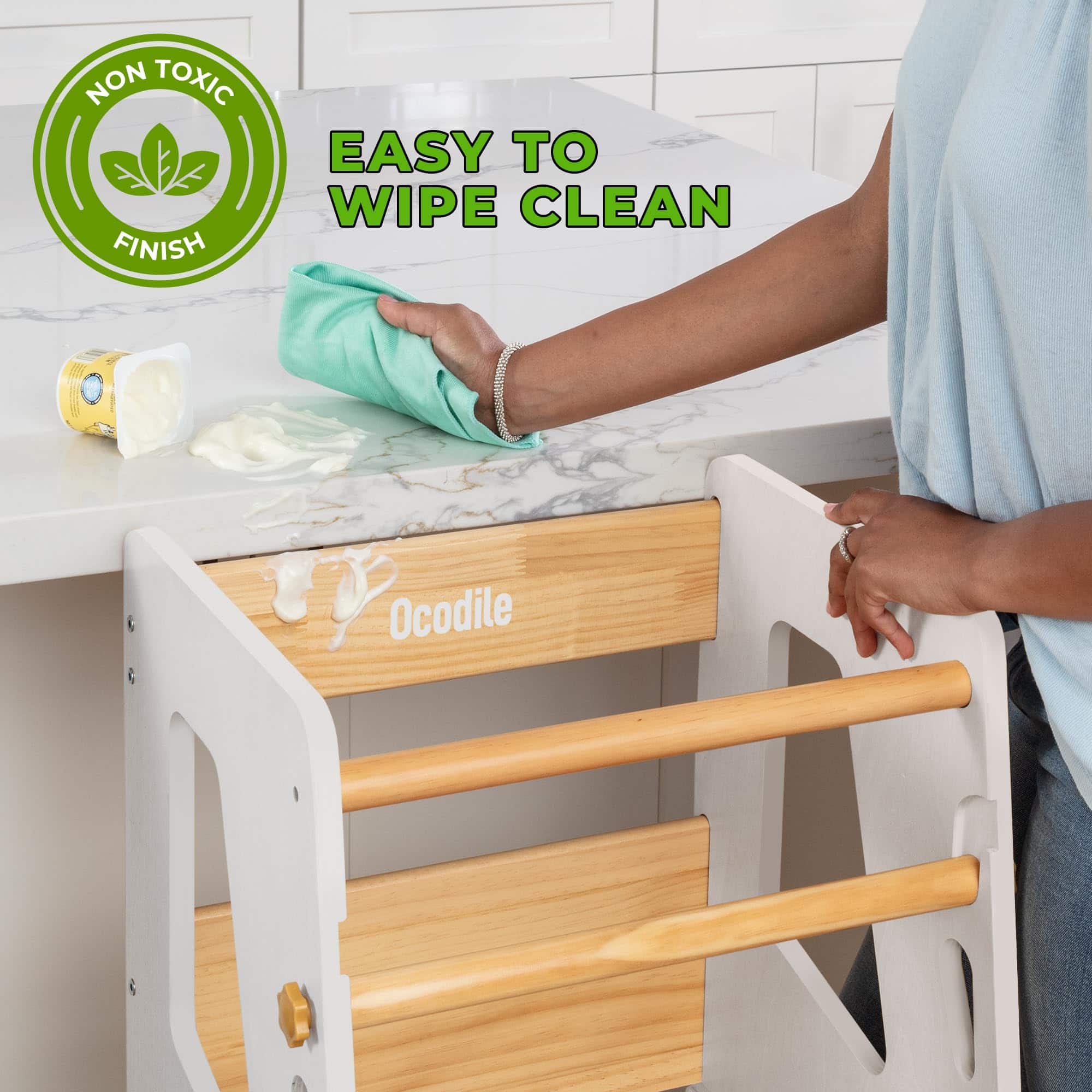 Torre de pie para niños pequeños - Taburete completo para - Imagen 5