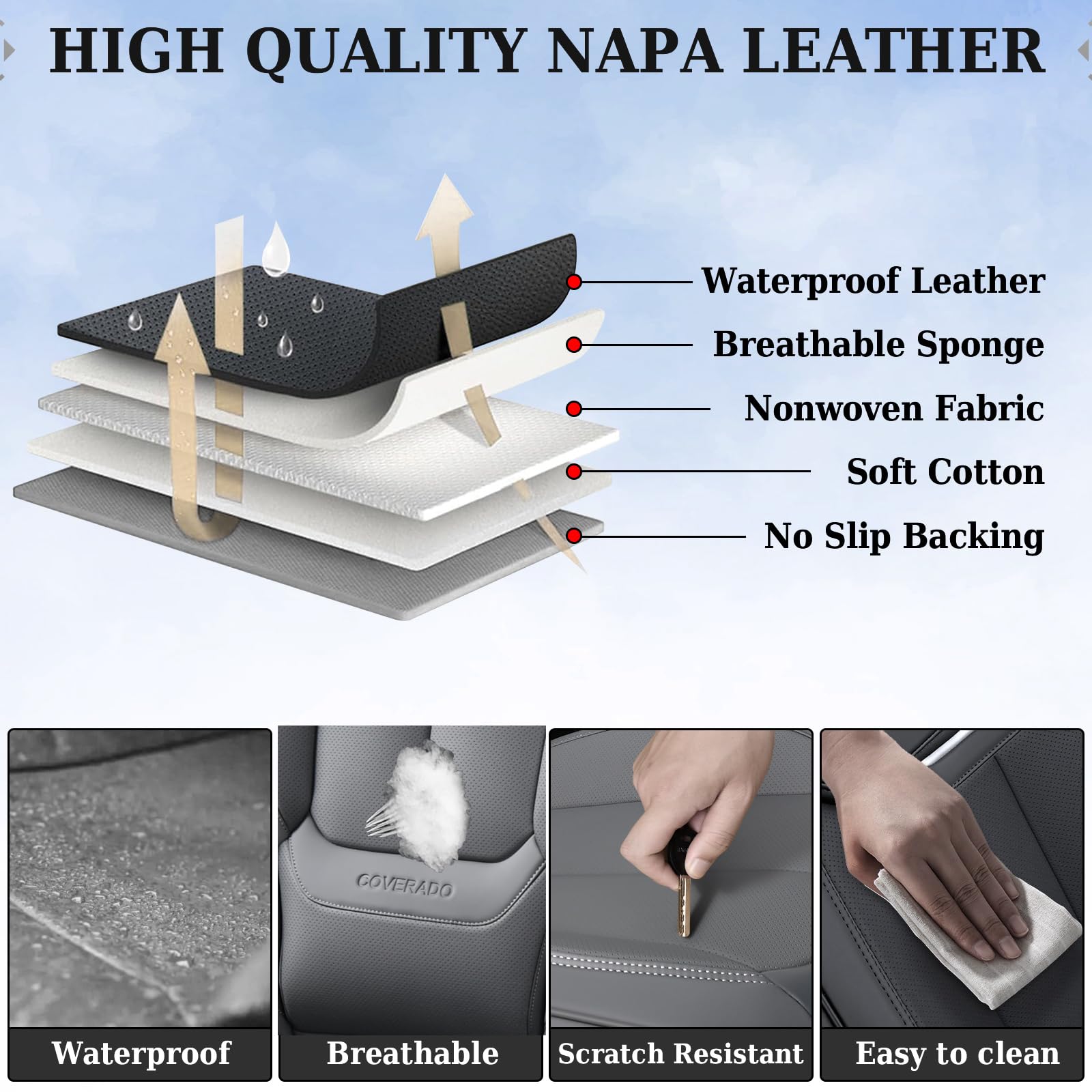 Cobertorde Asientos Universales Full Set, 5 Asientos - Imagen 7