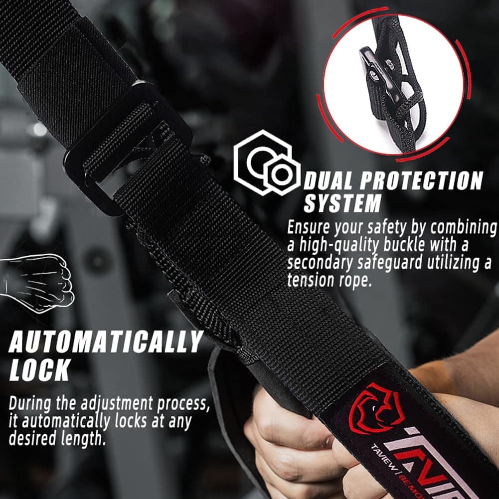 Tricep Rope Cable Attachment Ajustable (26-56 Pulgadas), - Imagen 6