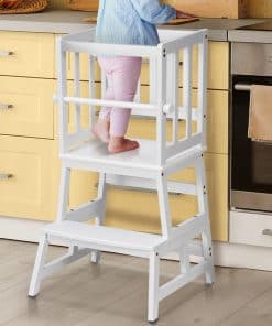 Taburete de Cocina para Niños de COSYLAND con Barandilla