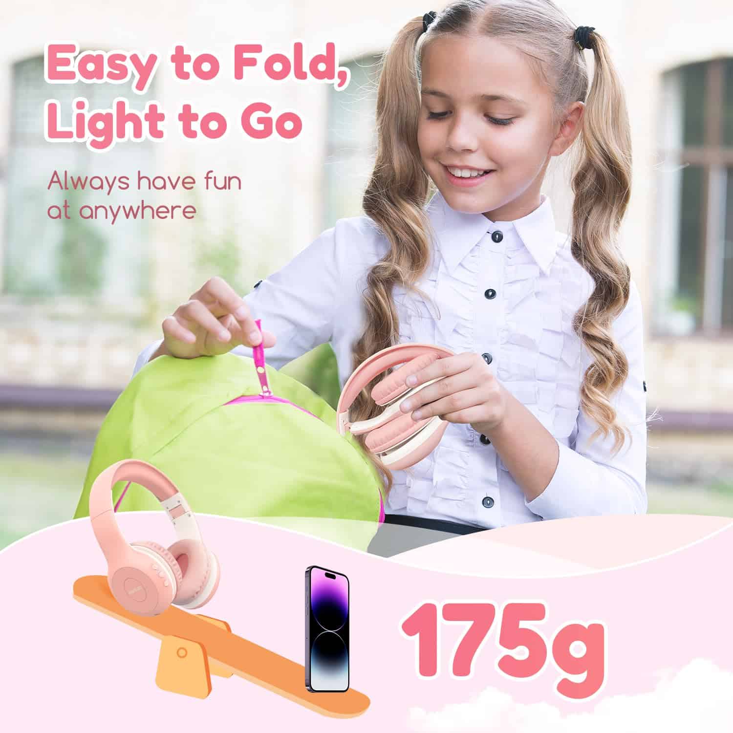 Audífonos Bluetooth para Niños EarFun K2, Audífonos para - Imagen 8