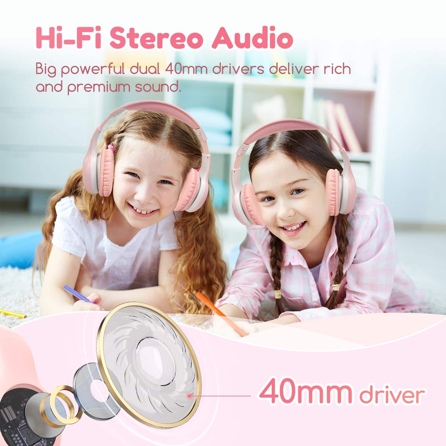 Audífonos Bluetooth para Niños EarFun K2, Audífonos para - Imagen 3