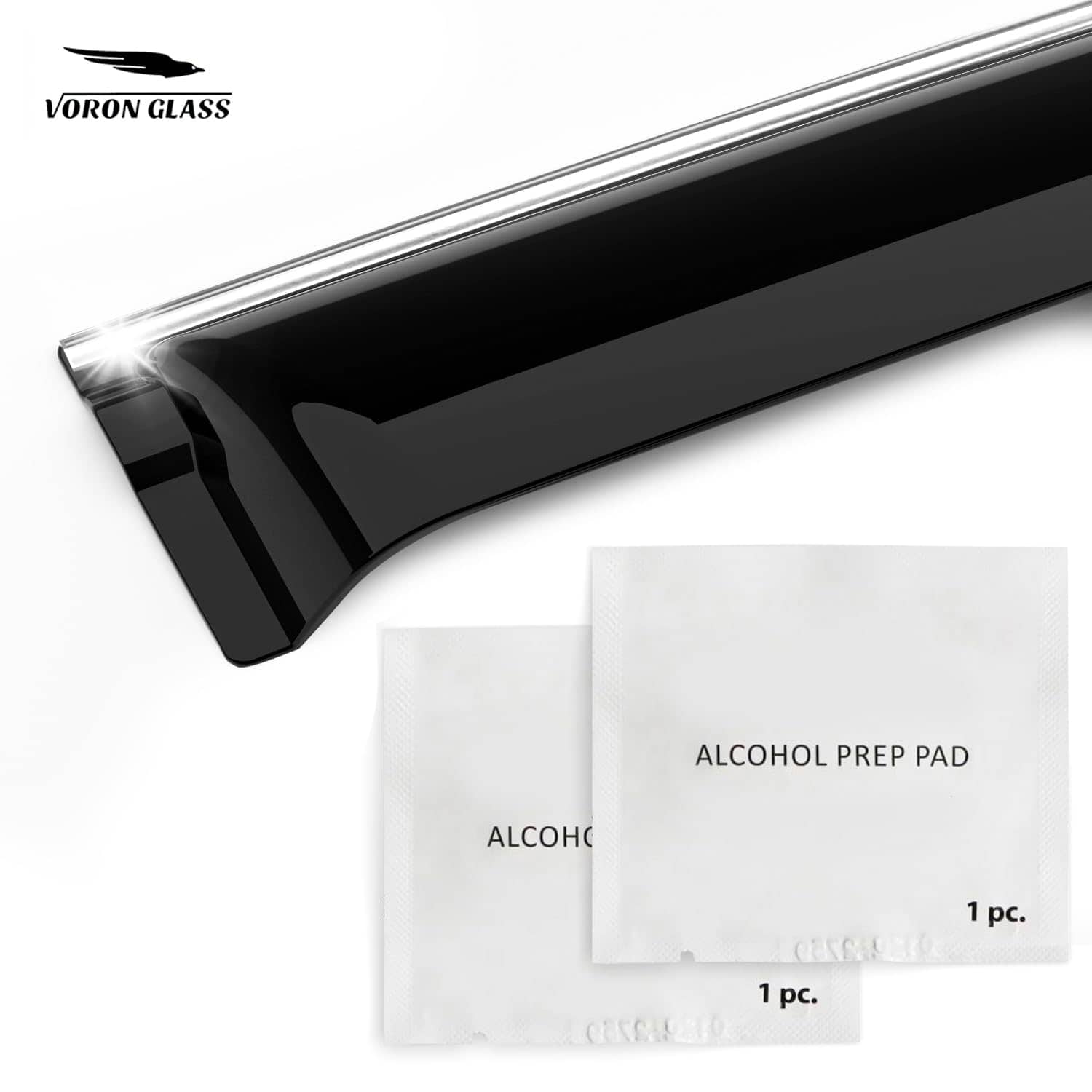 Voron Glass Cinta de Moldura Cromada Guardias de Lluvia - Imagen 9