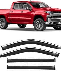 Voron Glass Cinta de Moldura Cromada Guardias de Lluvia