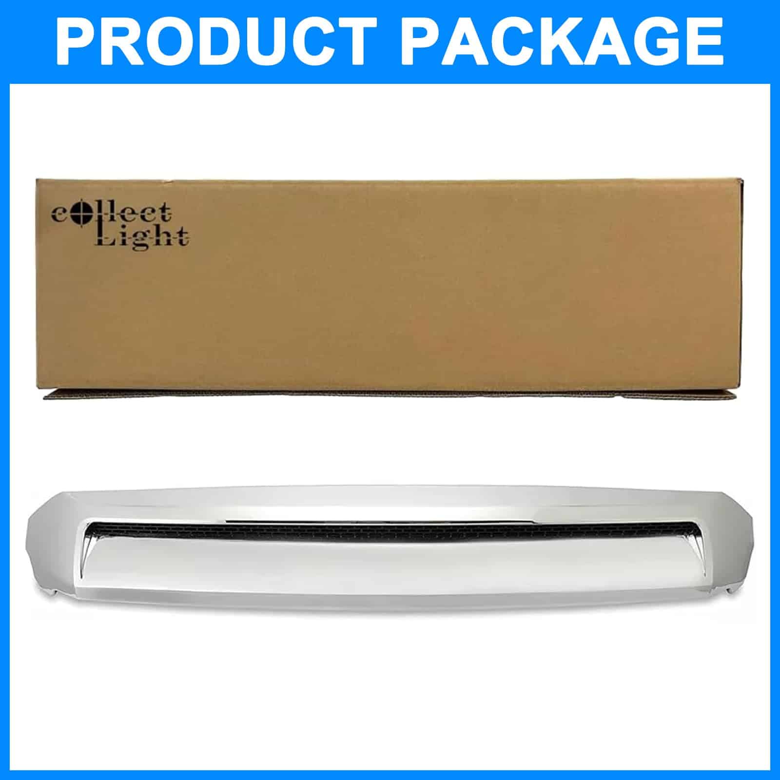 Moldura Cromada de Rejilla Frontal Superior de Capó para - Imagen 8