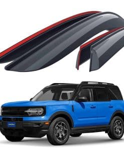 Deflectores de ventanas irrompibles -Humo Premium