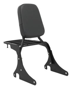 Respaldo de asiento trasero para motocicleta color negro