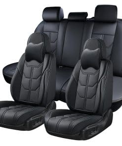 Cubiertas de Asiento de Coche Negro BWTJF, -Negro