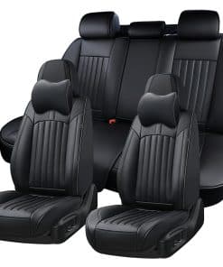 Cubiertas de Asiento de Coche Negro BWTJF, -Negro