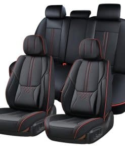 Cubiertas de Asiento para Automóvil BWTJF, -Negro y Rojo