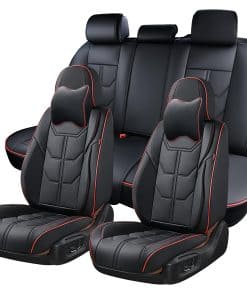 Cubiertas de Asiento para Automóvil BWTJF, -Negro y Rojo