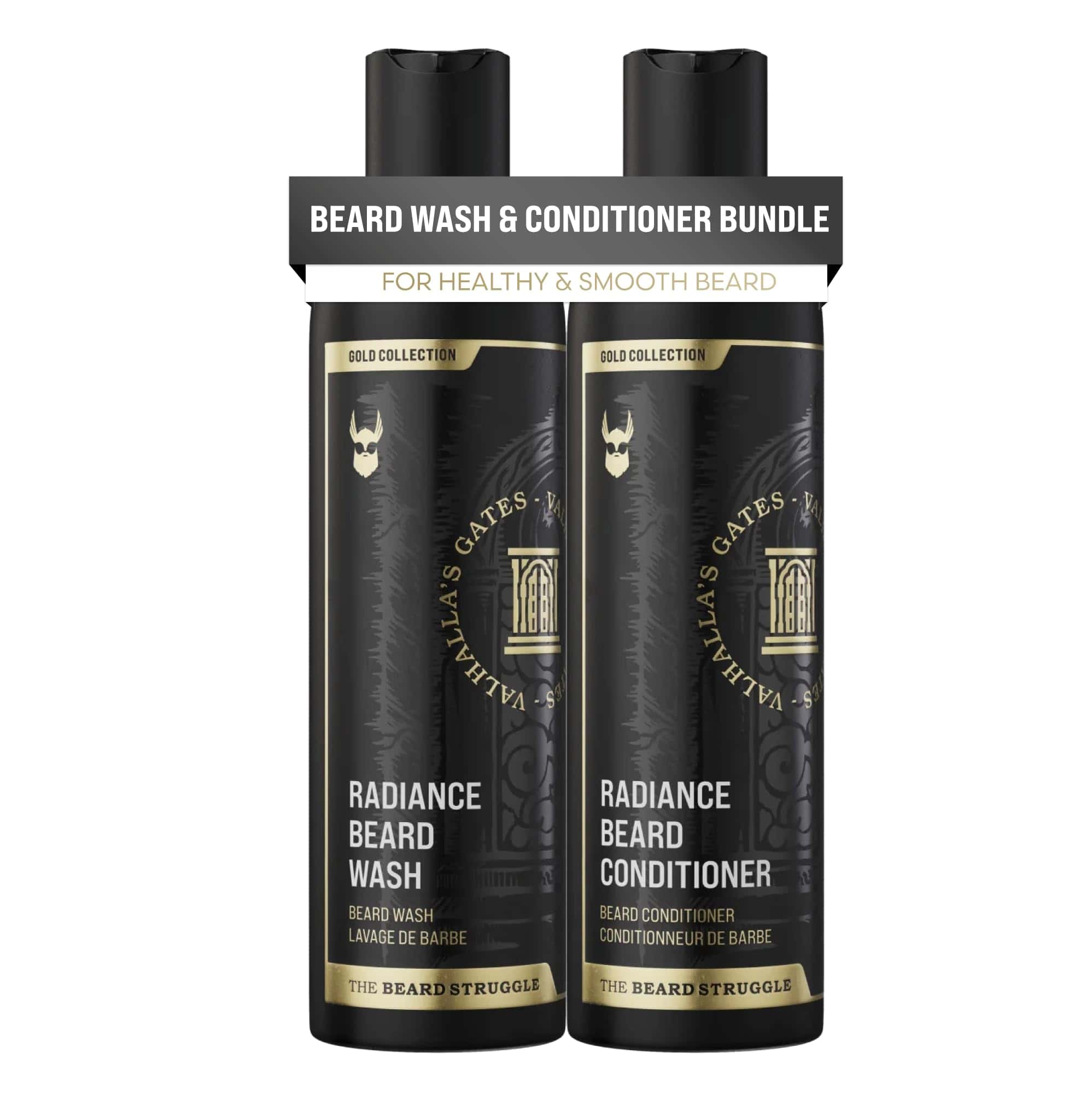 The Beard Struggle - Paquete de 2 de Radiance Beard Wash &