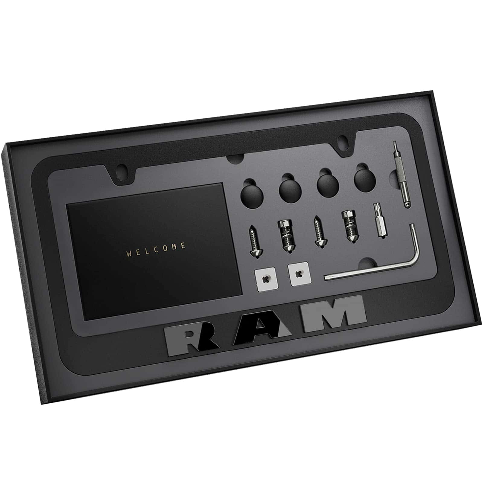 Marco de Placa de Licencia Negro