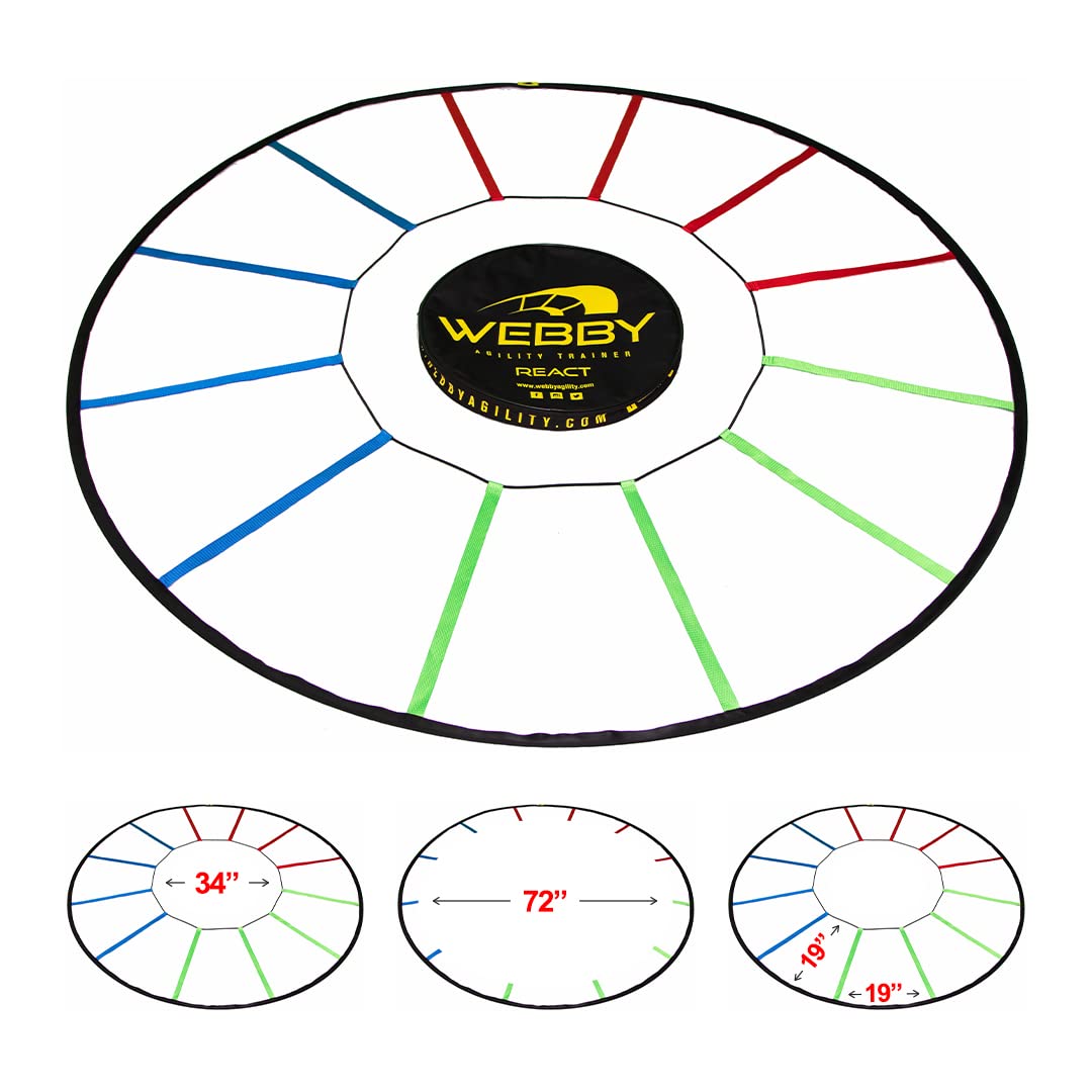 Entrenador de Agilidad Reactiva Webby - Escalera Circular - Imagen 4