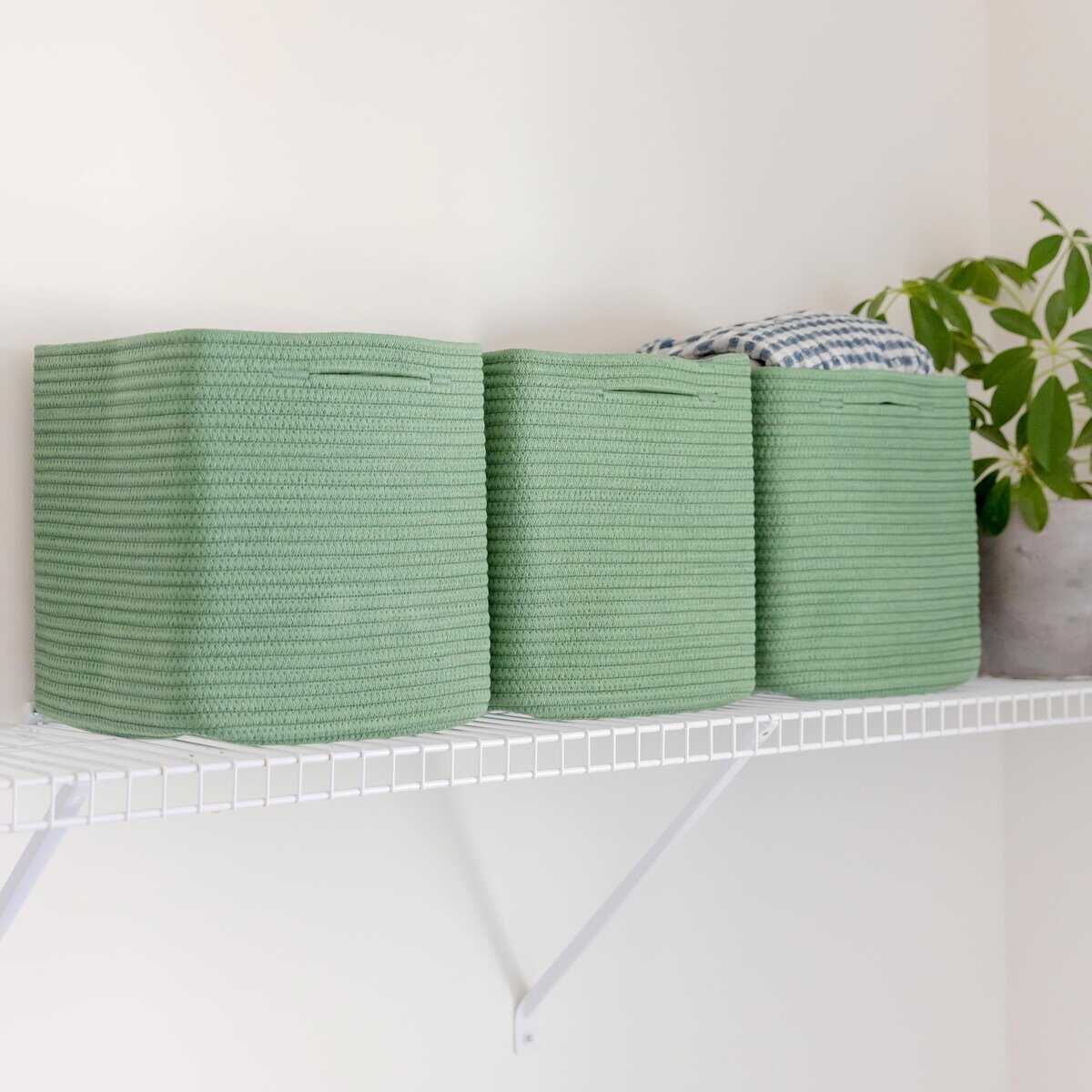 Cubos de Almacenamiento NaturalCozy de 11 Pulgadas, - Imagen 10