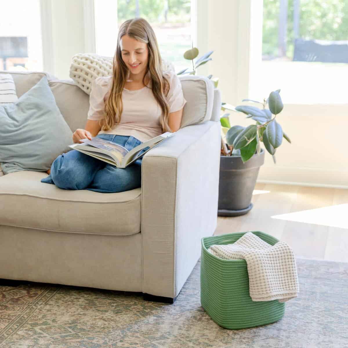 Cubos de Almacenamiento NaturalCozy de 11 Pulgadas, - Imagen 9