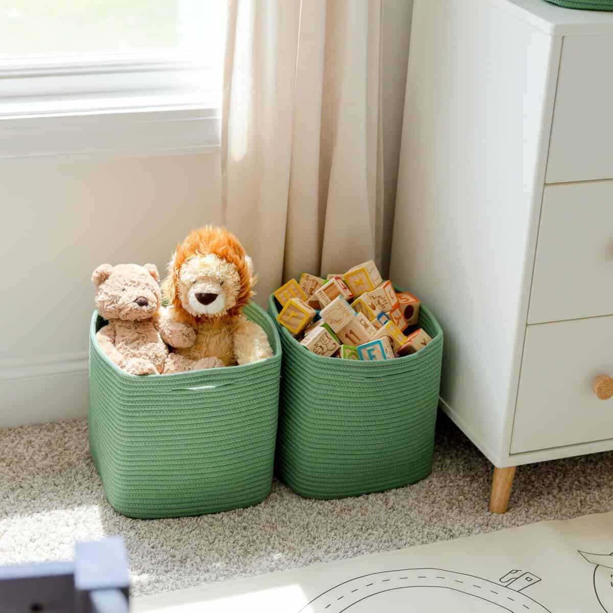 Cubos de Almacenamiento NaturalCozy de 11 Pulgadas, - Imagen 5