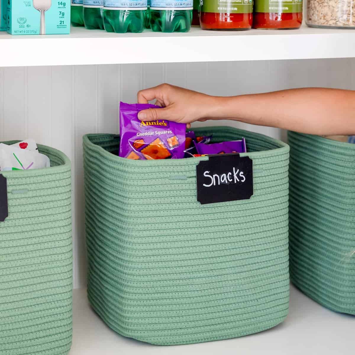 Cubos de Almacenamiento NaturalCozy de 11 Pulgadas, - Imagen 8