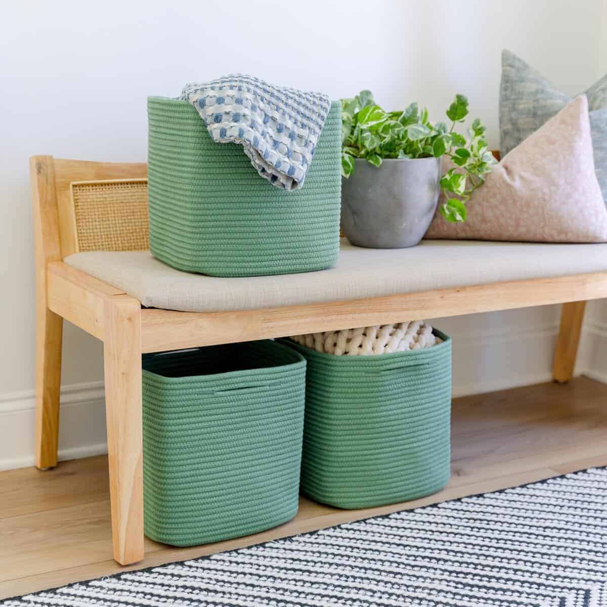 Cubos de Almacenamiento NaturalCozy de 11 Pulgadas, - Imagen 6