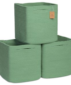 Cubos de Almacenamiento NaturalCozy de 11 Pulgadas,