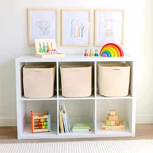 Cestas de Almacenamiento NaturalCozy de Cuerda de Algodón - Imagen 4