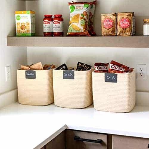 Cestas de Almacenamiento NaturalCozy de Cuerda de Algodón - Imagen 6