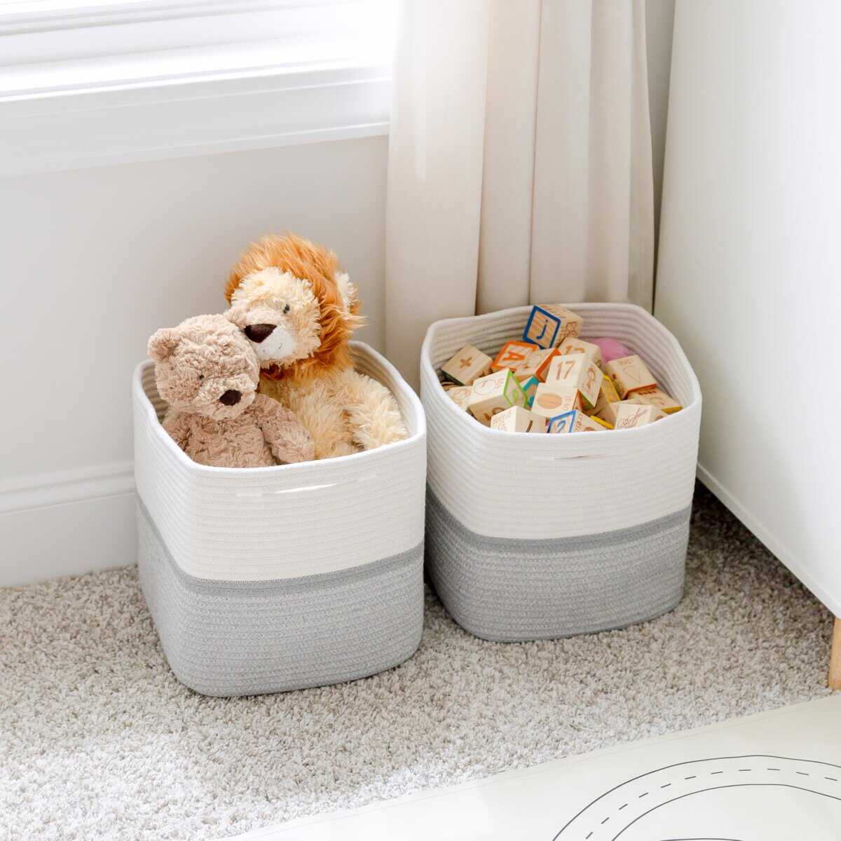 Cestas de Almacenamiento NaturalCozy de 11 Pulgadas de - Imagen 5