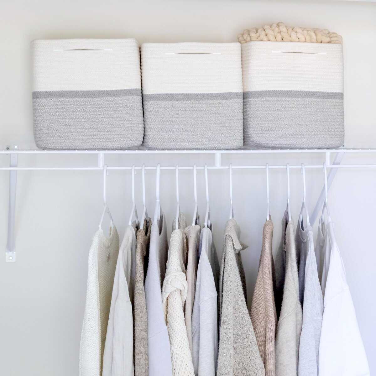 Cestas de Almacenamiento NaturalCozy de 11 Pulgadas de - Imagen 6