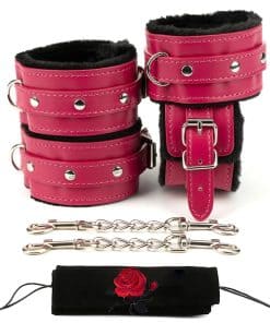 Correas de tobillo y muñeca acolchadas de neopreno con
