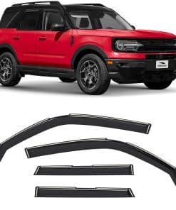 Voron Glass Deflectores de Lluvia Extra -Negro