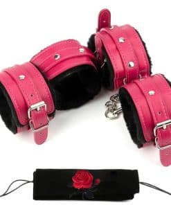 Puños de tobillo de cuero acolchado para mejorar el